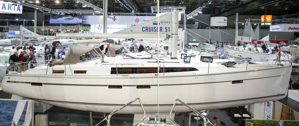 Zeilboot op Boot Düsseldorf 2015