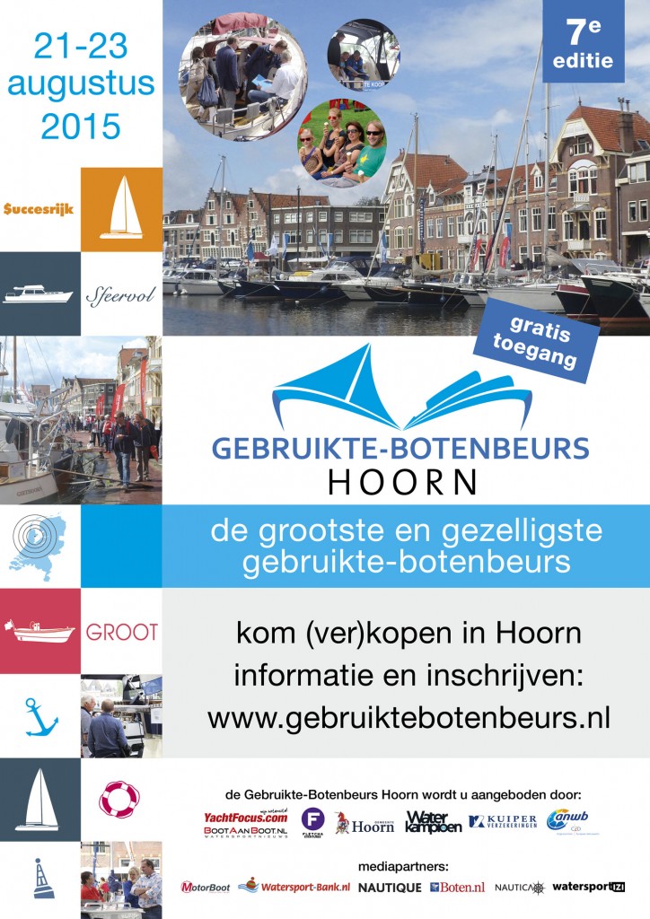 Gebruikte-Botenbeurs Hoorn 2015 - flyer