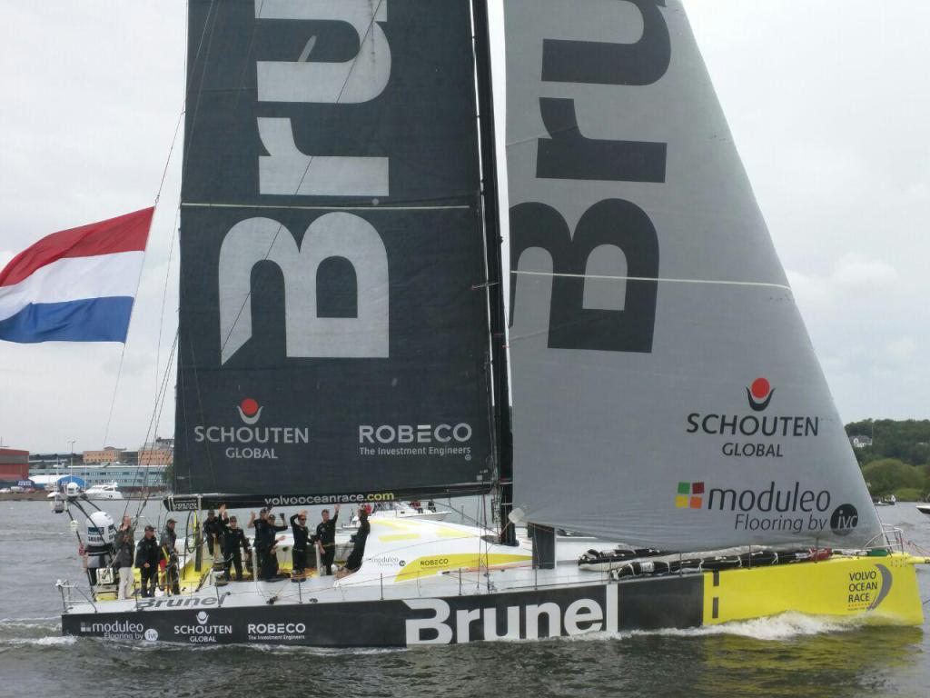 Team Brunel in Zweden. 