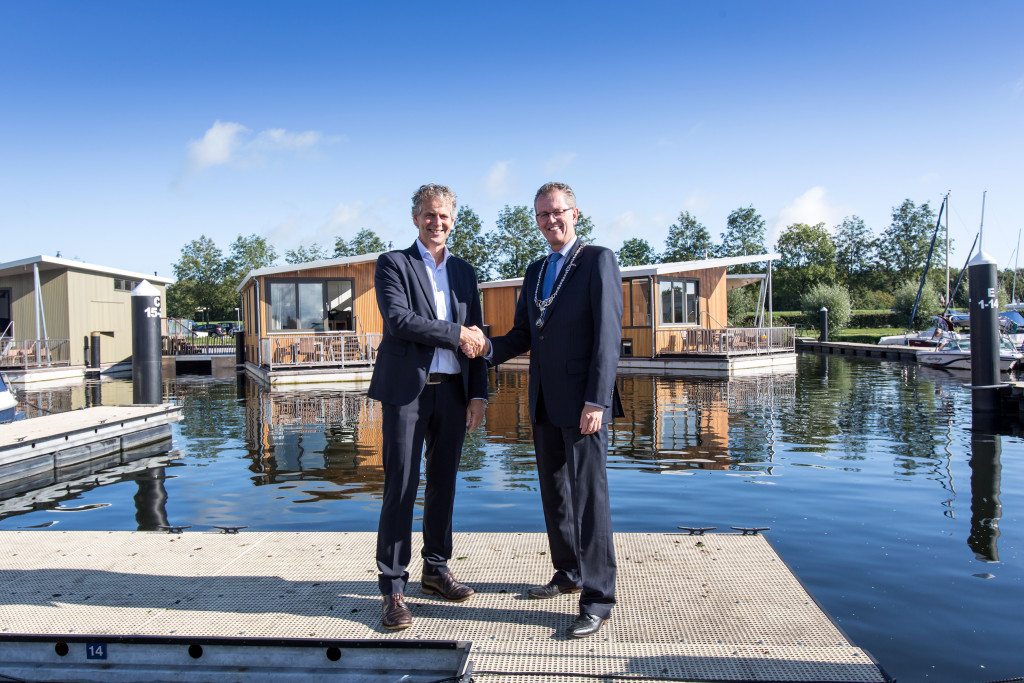 ZEEWOLDE, 23 September 2015: Opening Centerparcs Woonboten Marina De Eemhof. © 2015 SEBASTIAAN ROZENDAAL / PHOTO REPUBLIC